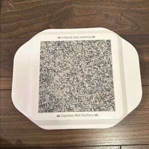 🗺️ Vintage ORIGINAL "KEEP IT HOT" MICROWAVEABLE Tabletop by TELEBrands Hot Rock